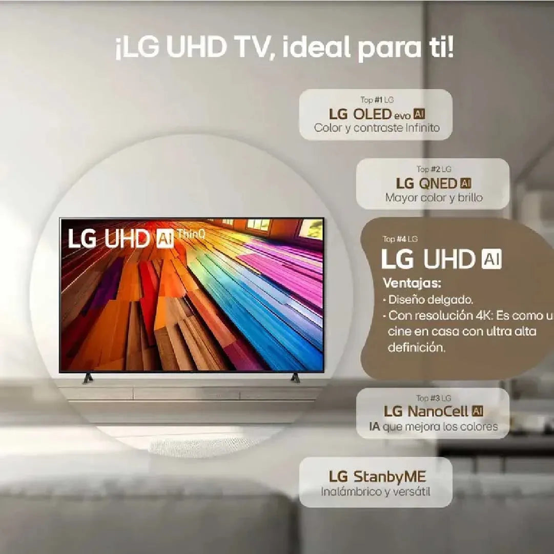 Smart TV LG 50" 4K UHD LED