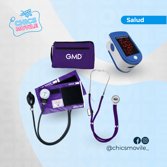 Kit tensiómetro Fonendoscopio mas Oxímetro - Chics Movile