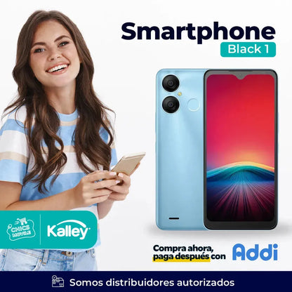 Celular KALLEY Black 1 128GB 📲✅ - Chics Movile
