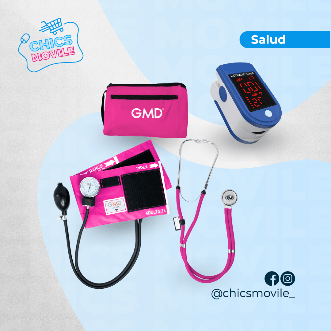 Kit tensiómetro Fonendoscopio mas Oxímetro - Chics Movile