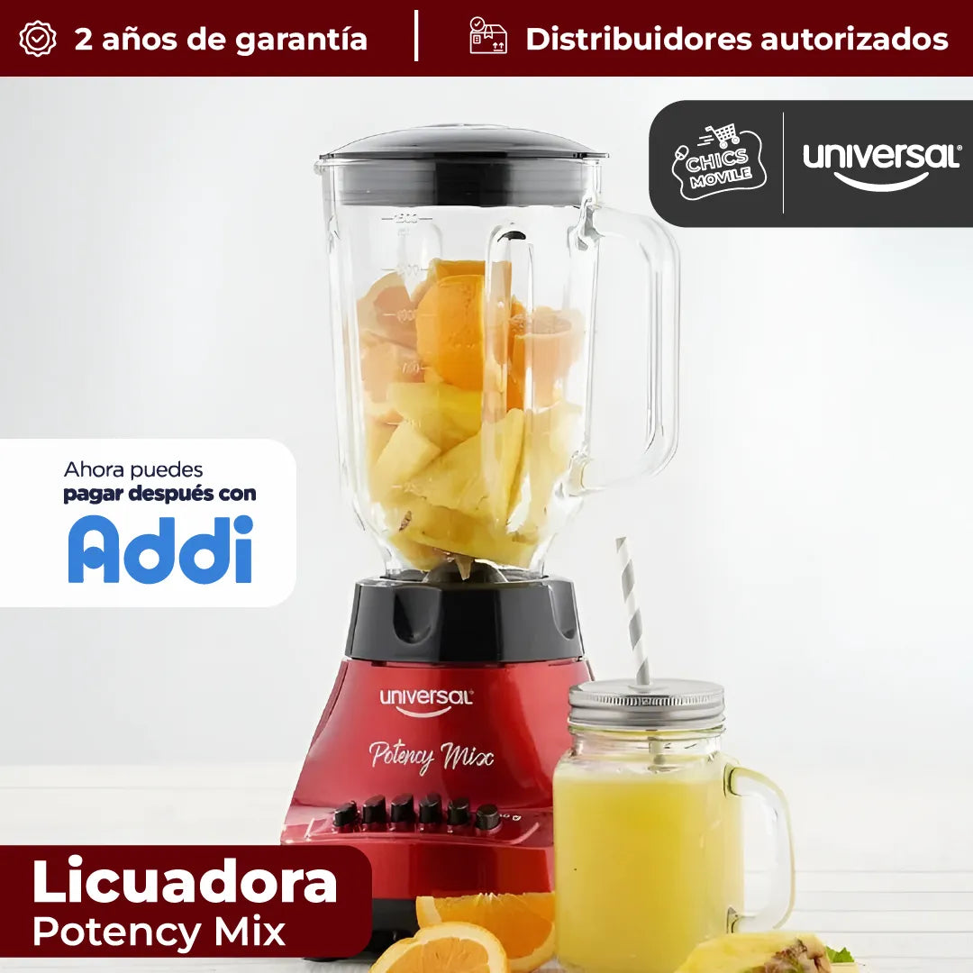 Licuadora UNIVERSAL Potency Mix L50860 🥤🍹 - Chics Movile