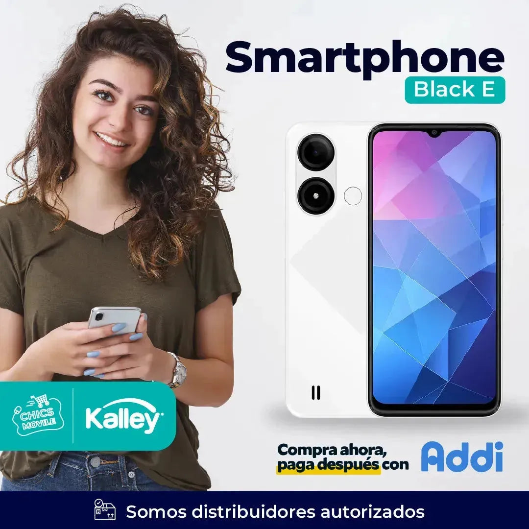 Celular KALLEY Black E 64GB 🤳🏻📲 - Chics Movile