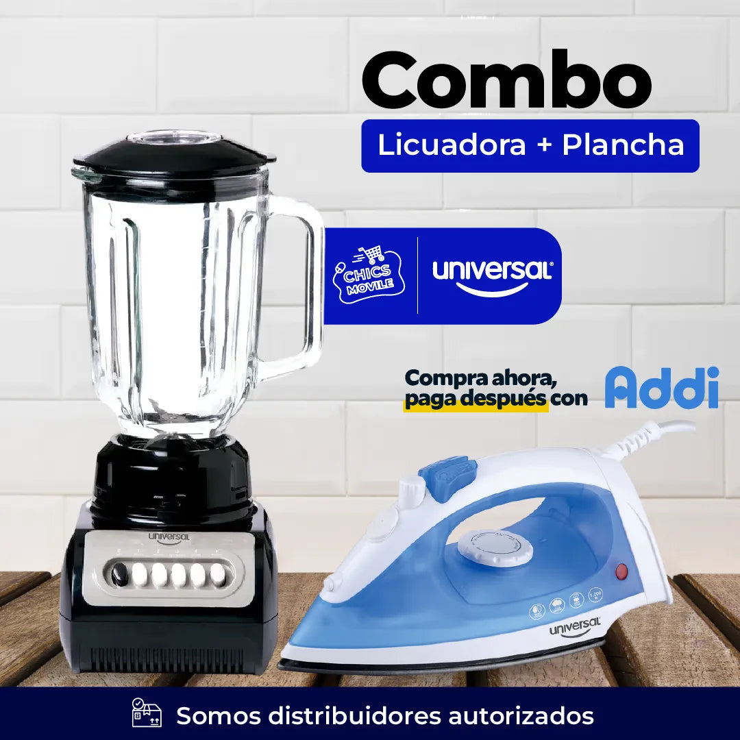 Combo UNIVERSAL Licuadora + Plancha ✅🏚️ - Chics Movile