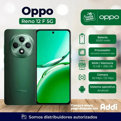 Celular OPPO Reno 12F 256GB 5G - Chics Movile