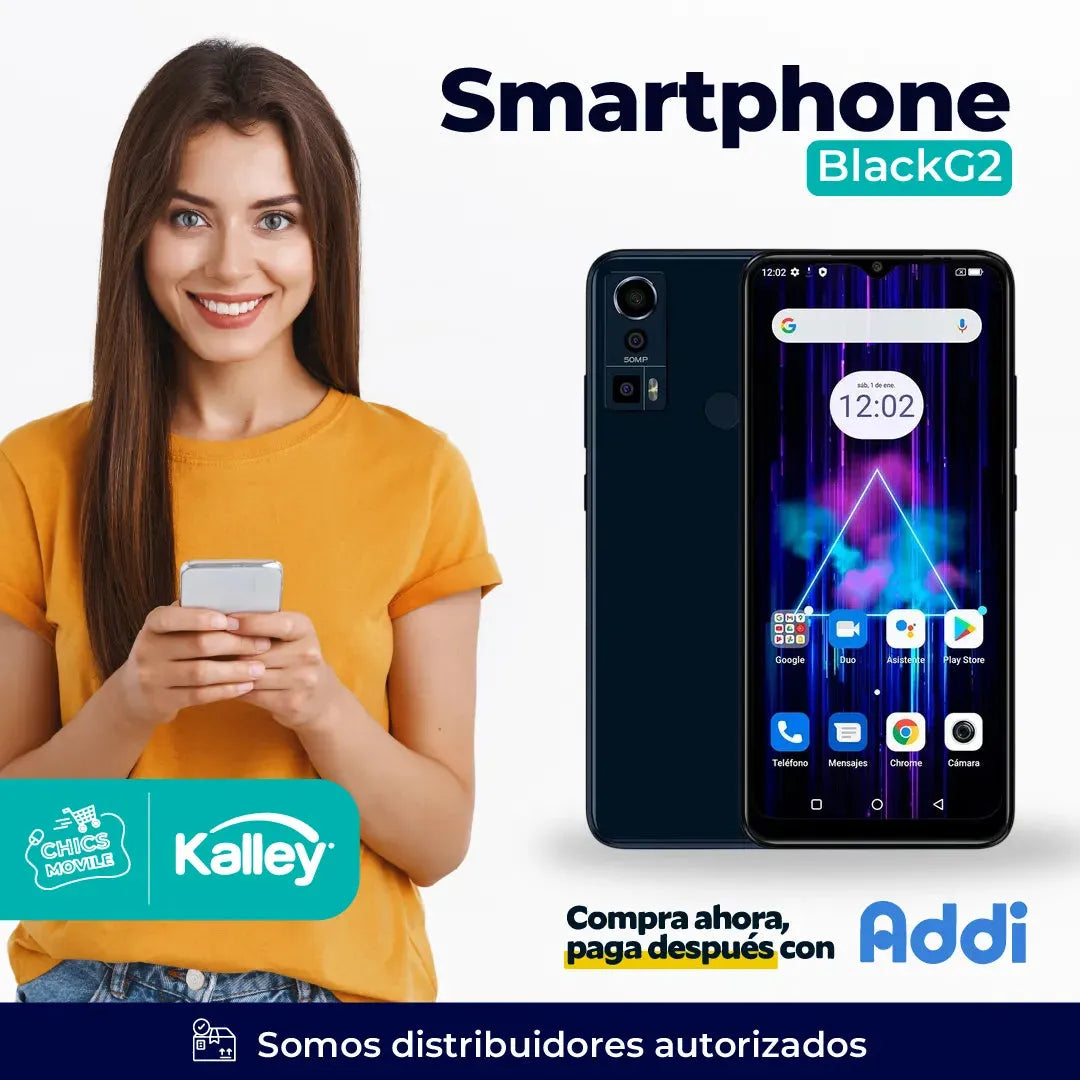 Celular KALLEY Black G2 128GB Negro - Chics Movile
