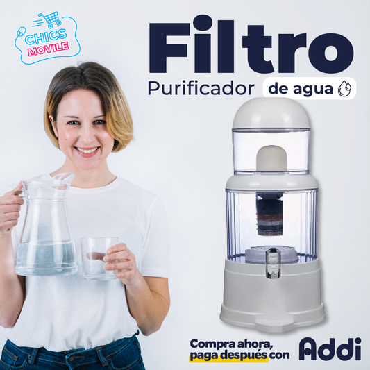 Filtro Purificador De Agua Ecotrade 14 Litros 💧