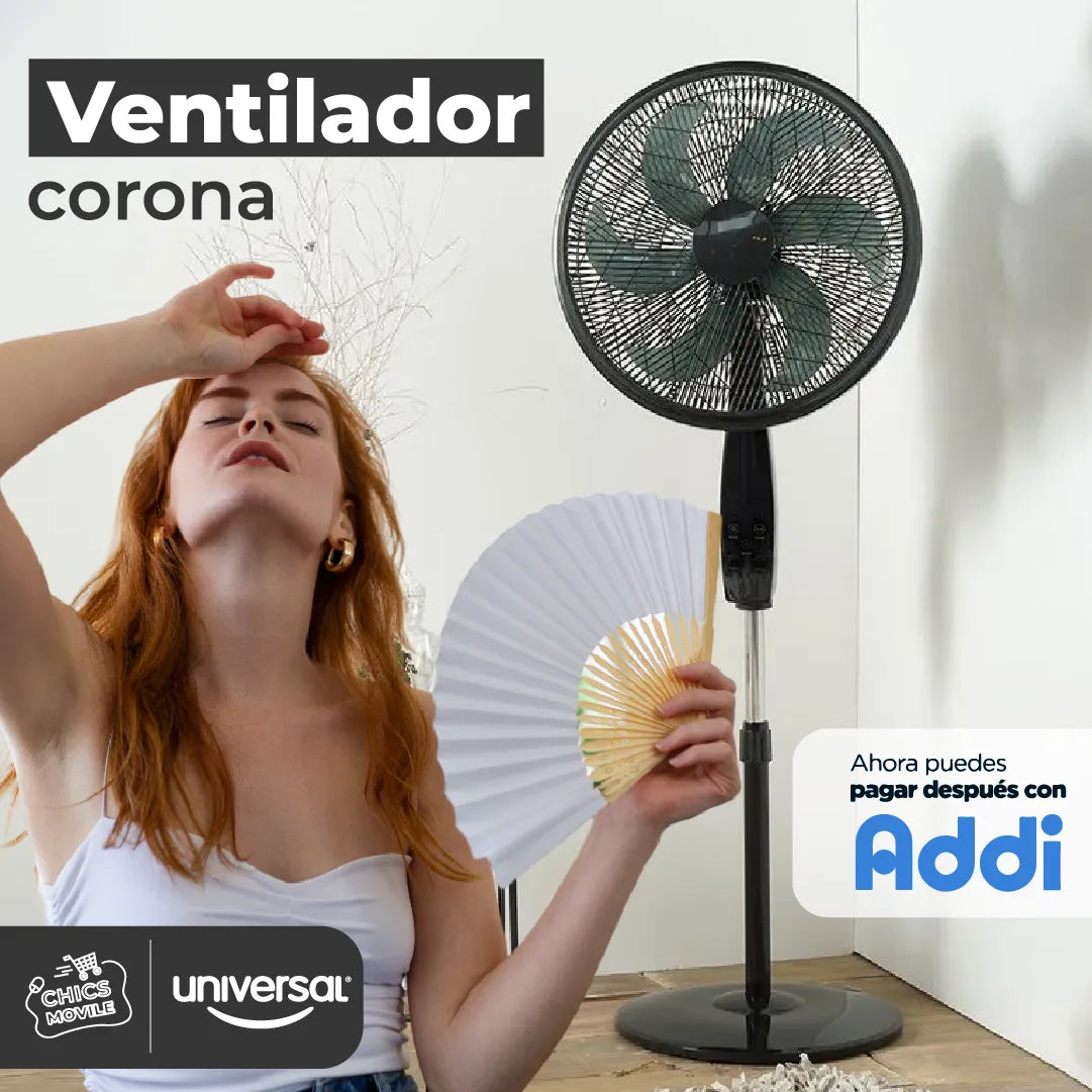 Ventilador Corona 3 En 1 Con 6 Aspas 🌀❄️ - Chics Movile