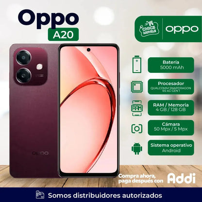 Celular OPPO A20 128GB - Chics Movile