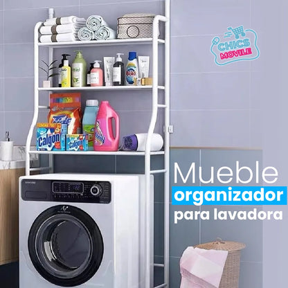 Organizador De Lavadora Estantes Mueble Ahorrador De Espacio ✅ - Chics Movile
