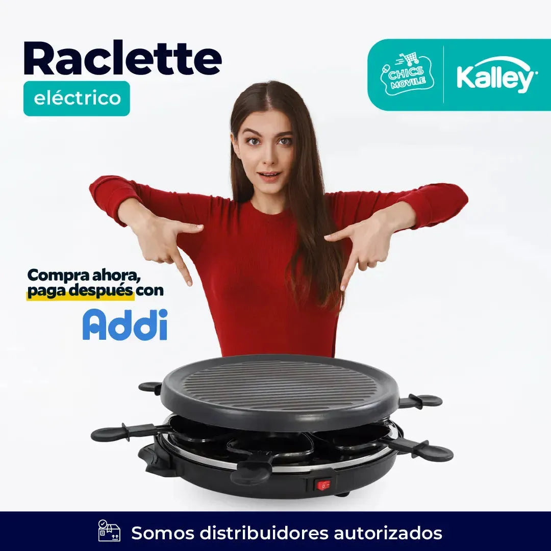 Raclette KALLEY 800W Asador Electrico 🥩🍕 - Chics Movile