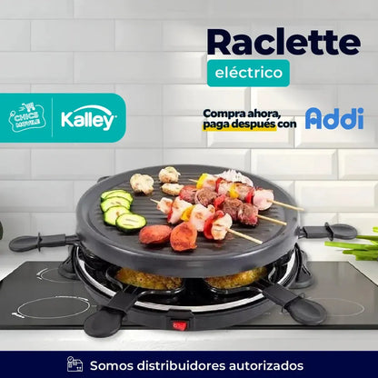 Raclette KALLEY 800W Asador Electrico 🥩🍕 - Chics Movile