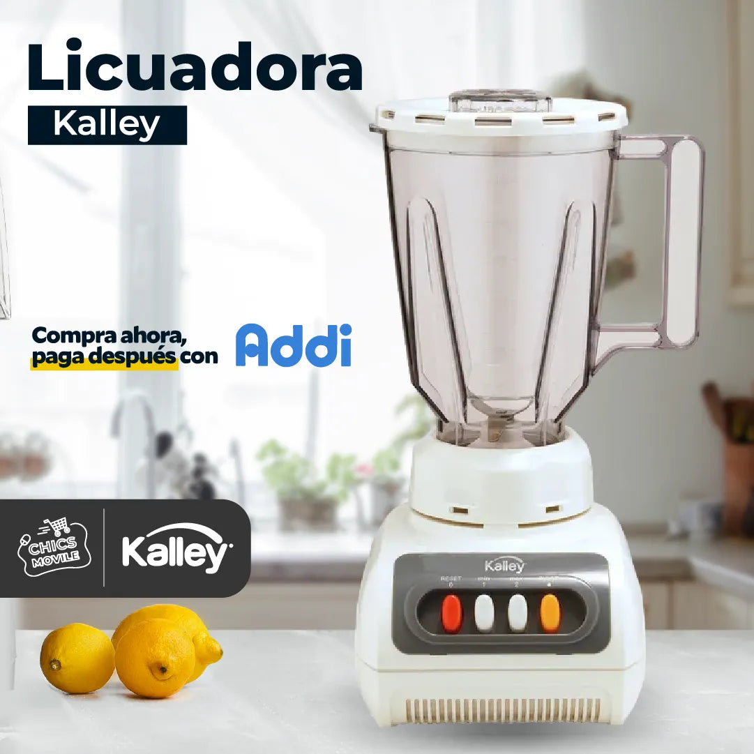 Licuadora KALLEY K-lpp40s Color Blanco 110V 🍍🍹🍸 - Chics Movile