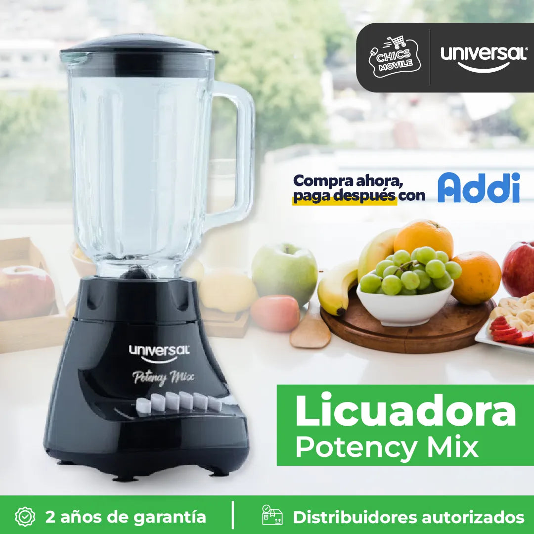 Licuadora UNIVERSAL Potency Mix L50860 🥤🍹 - Chics Movile