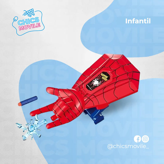 Lanzador de Bolas de Hidrogel Spider-Man 🕷️🕸️ - Chics Movile