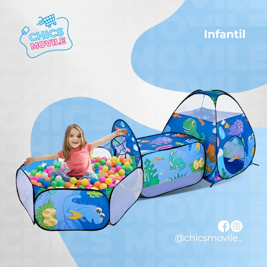 Tienda de Campaña de 3 Piezas - Chics Movile