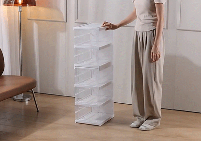 Organizador de Zapatos Plegable de 6 Niveles