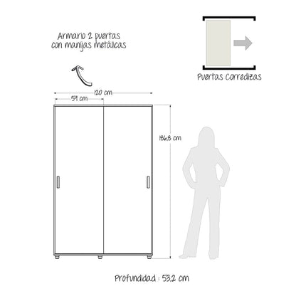 Closet ARMARIO SONIC 120