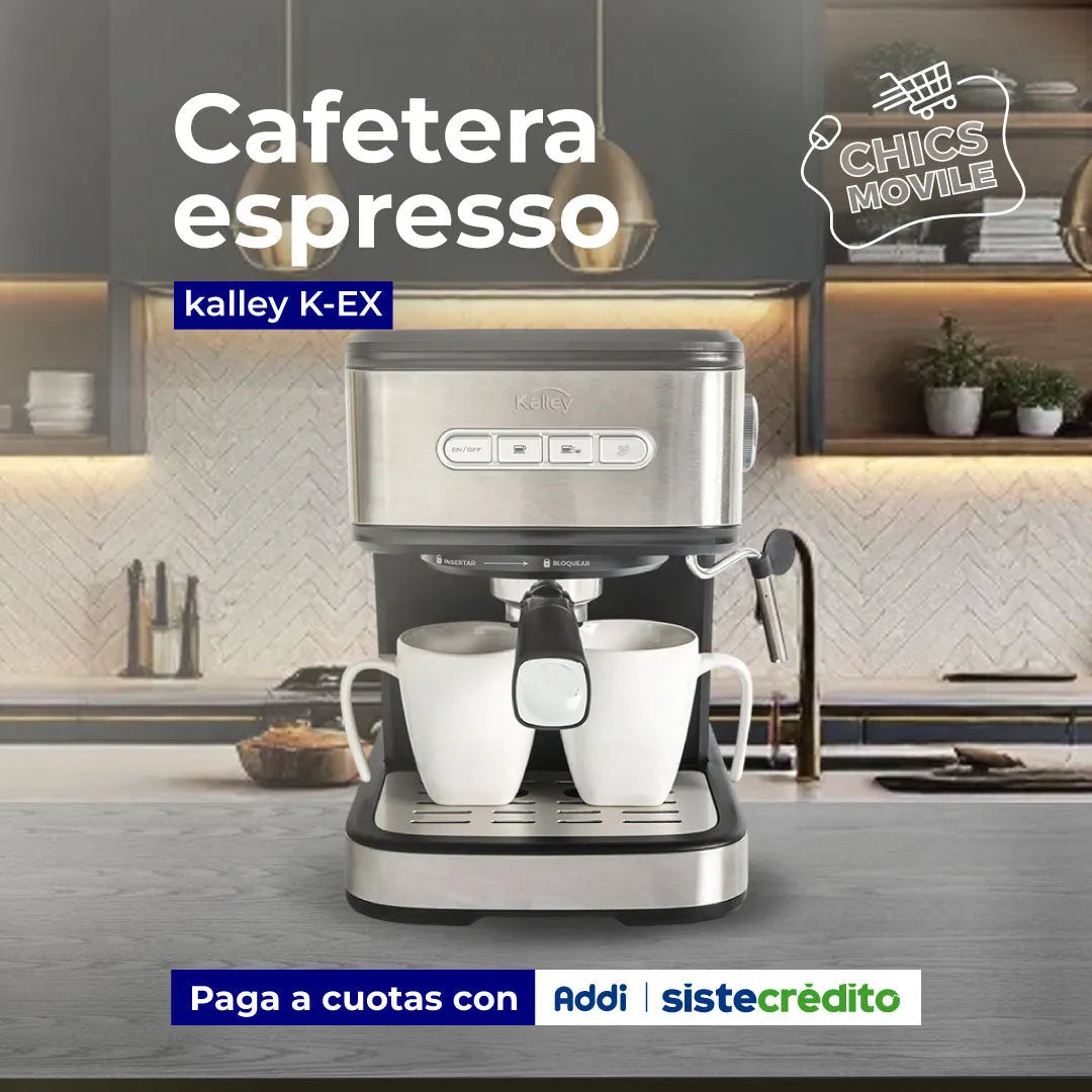 Cafetera Expreso KALLEY K-EX Negra - Chics Movile