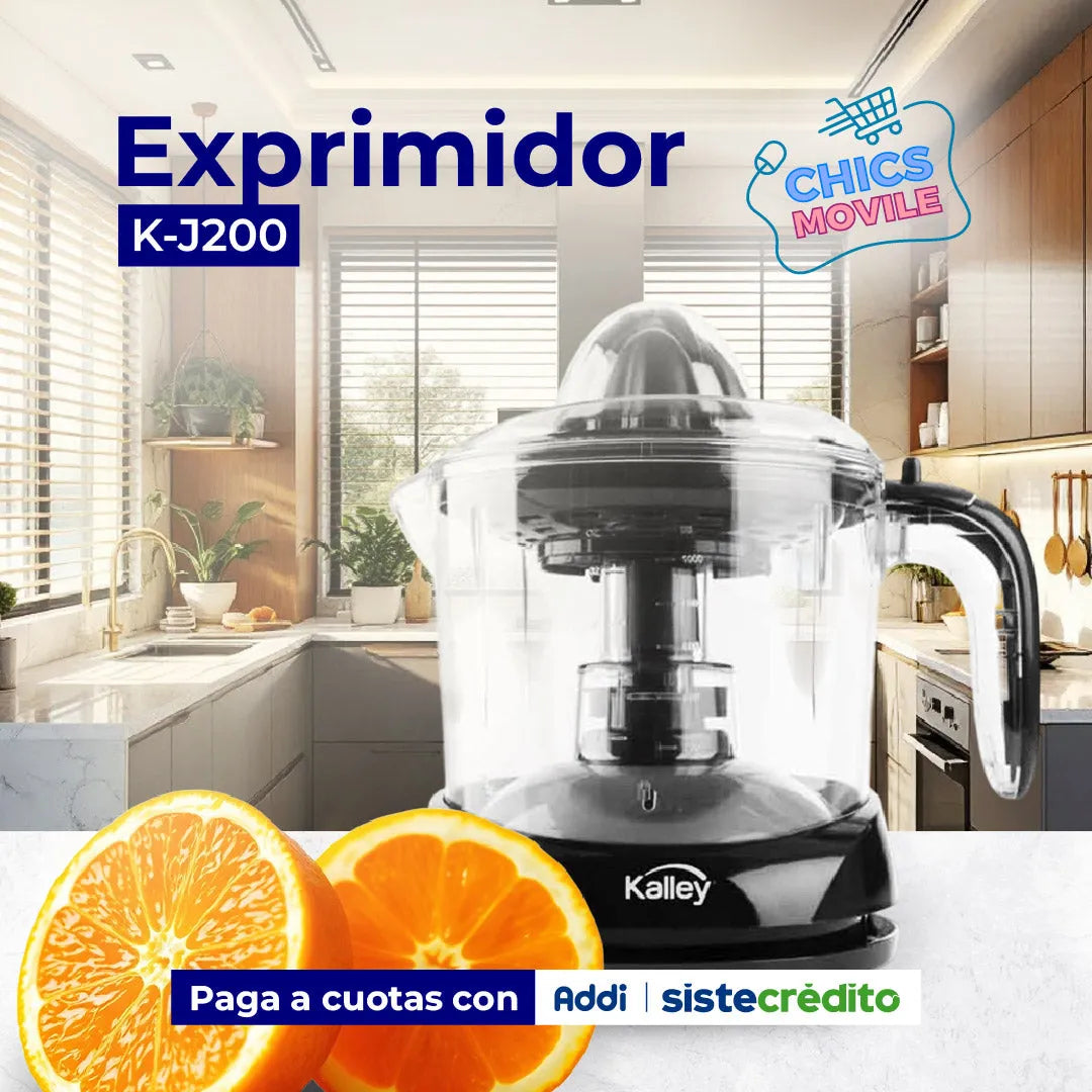 Exprimidor KALLEY K-J200 Negro - Chics Movile