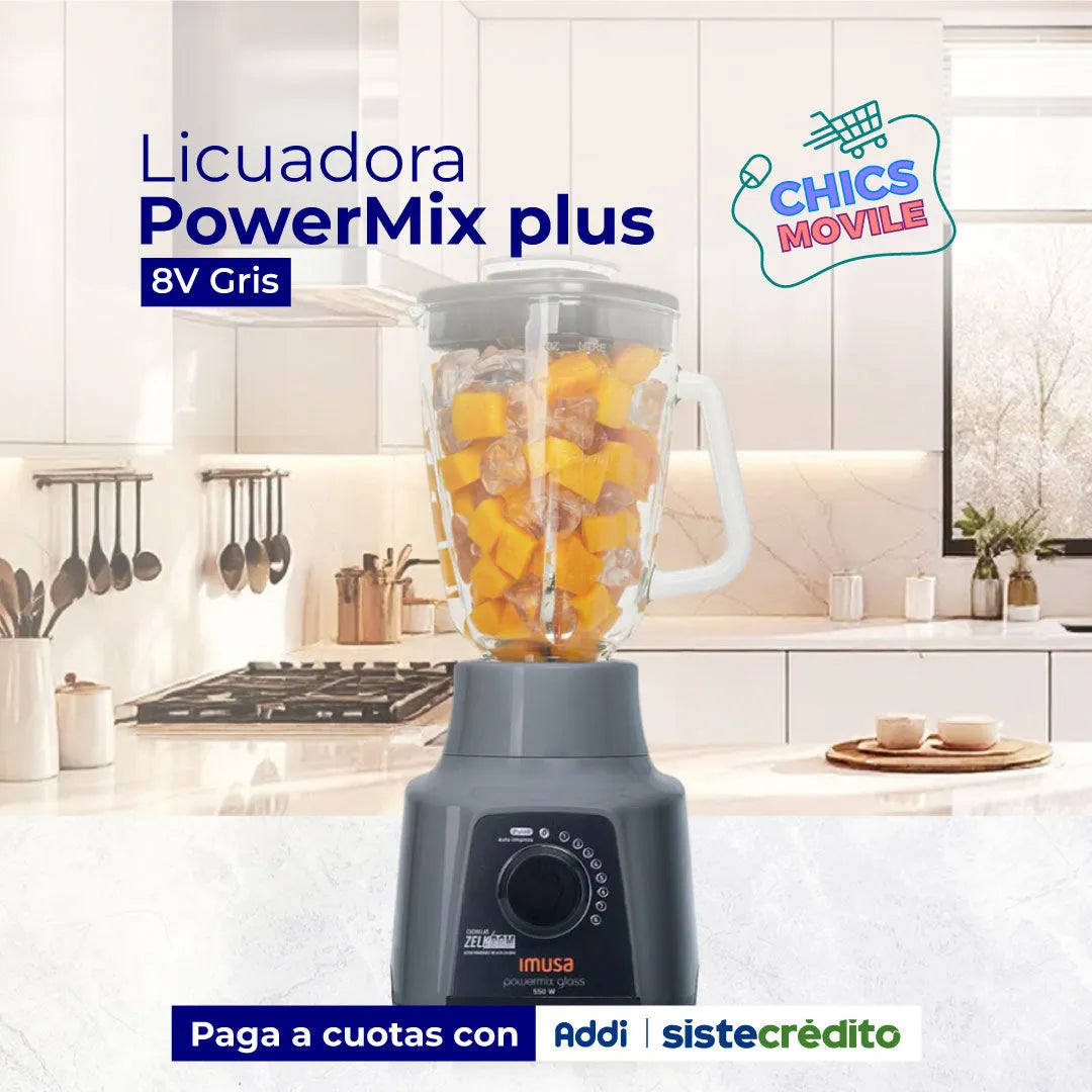 Licuadora IMUSA Powermix Gris - Chics Movile