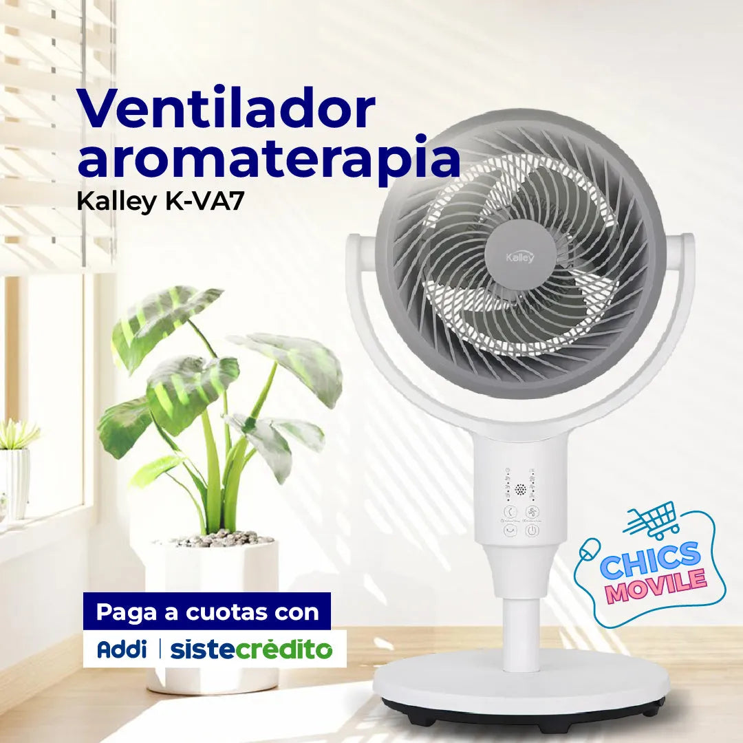 Ventilador de Piso con Aromaterapia K-VA7 - Chics Movile