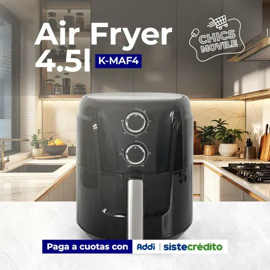 Freidora de Aire KALLEY 4.5L K-MAF45 Negro - Chics Movile