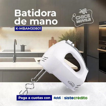 Batidora de Mano KALLEY K-MBAM30B01 Blanco - Chics Movile
