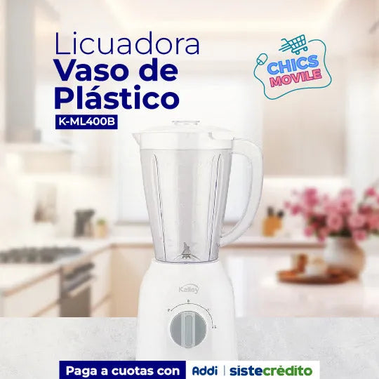 Licuadora KALLEY K-ML400 Blanco - Chics Movile