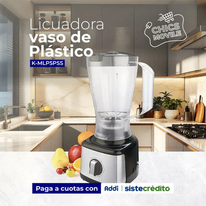 Licuadora KALLEY K-MLP5PSS de Perilla Negro - Chics Movile