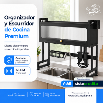 Escurridor de platos de 1 Set