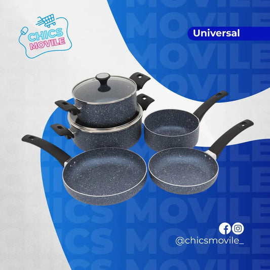 Batería de Cocina Amatista de 7 piezas