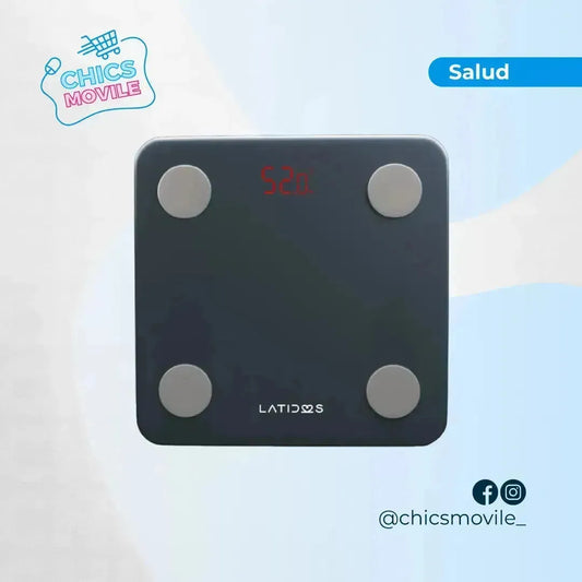 Balanza con Monitor de Grasa Latidos