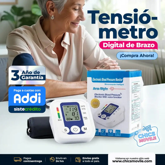 Tensiómetro Digital con Altavoz