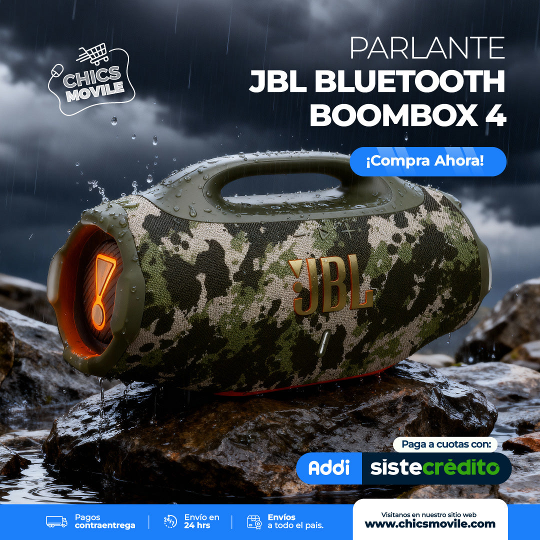 Parlante JBL Bluetooth Boombox 4 - Chics Movile