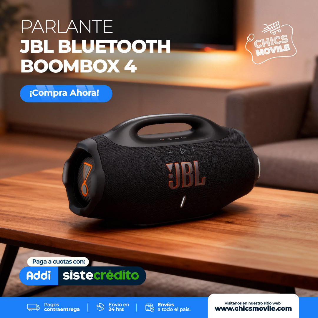 Parlante JBL Bluetooth Boombox 4 - Chics Movile