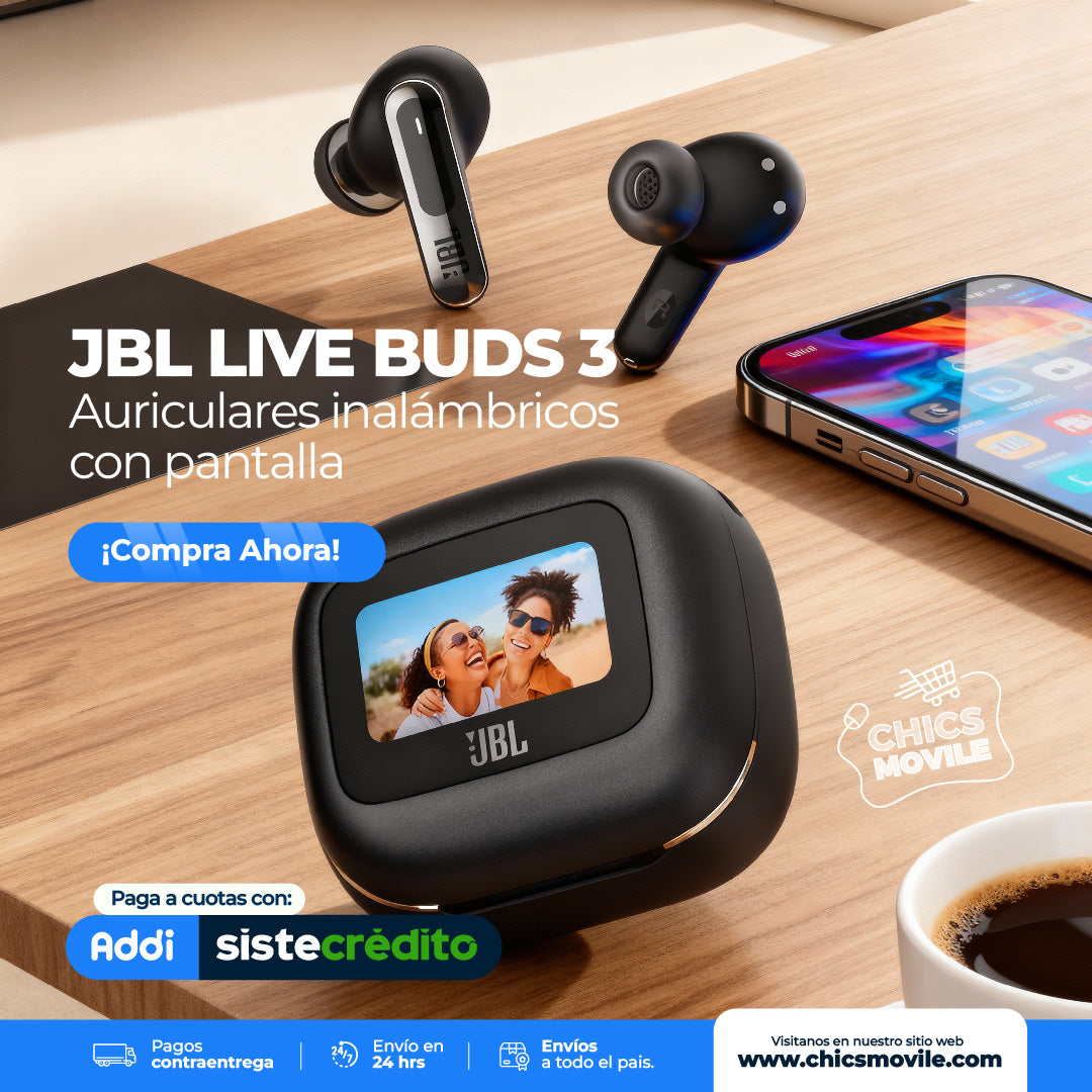 JBL LIVE BUDS 3 - AURICULARES INALÁMBRICOS - Chics Movile