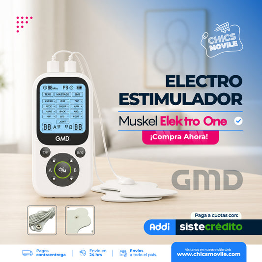 Electroestimulador Muscular ELECTRO ONE 4 Electrodos