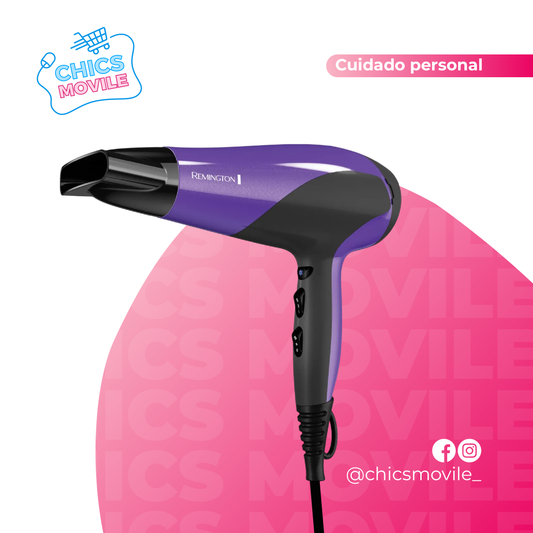 Secador Remington Power Shine D3190 - Tecnología Cerámica