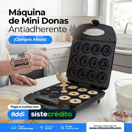 Maquina mini moda de 12 puestos RAF Antiadherente 1400W