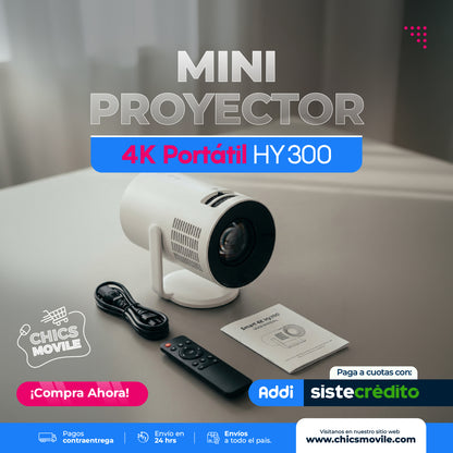 Proyector Cine Smart  4K - Cine en casa portatil