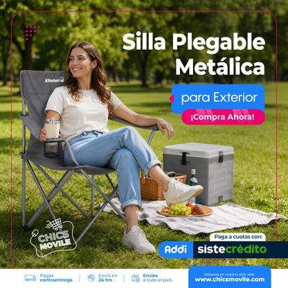 Silla de Camping Reclinable Plegable