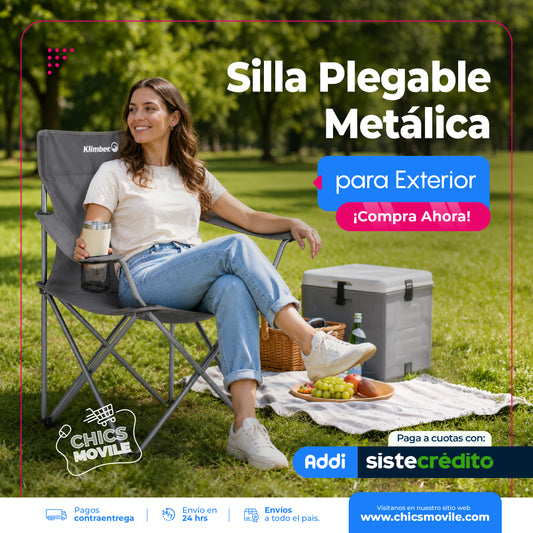 Silla de Camping Reclinable Plegable