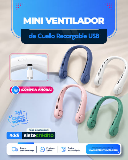 Ventilador de Cuello Portátil