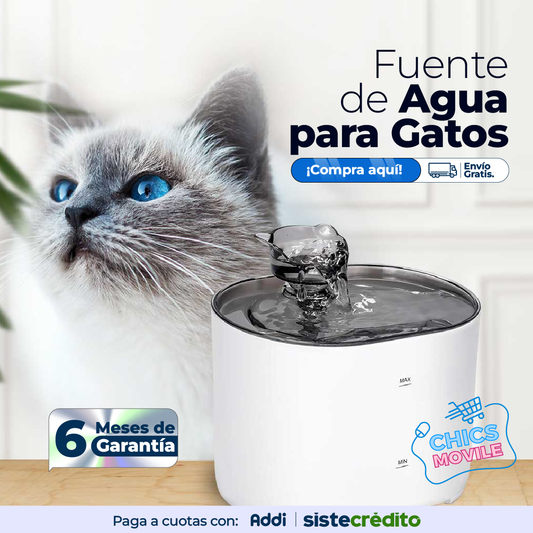 Bebedero con Bomba Integrada 2.2 L