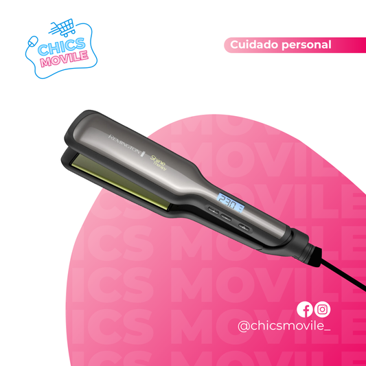 Plancha Alisadora Remington Shine Therapy S9980 - Tecnología de Aguacate y Macadamia
