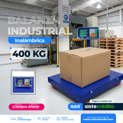 Balanza Plataforma de 400 KG inalámbrica
