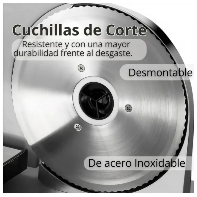 Picadora y Rebanadora Eléctrica para carnes y jamones