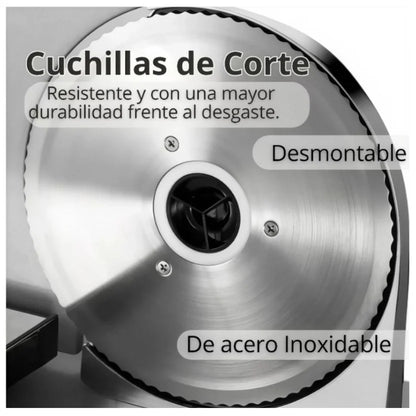 Picadora y Rebanadora Eléctrica para carnes y jamones