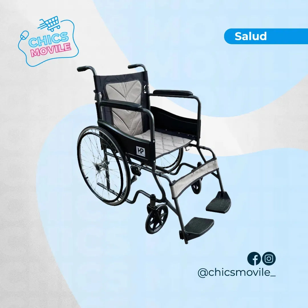 Silla De Ruedas Estándar Desarmable En Acero Con Tapicería Acolchada Konfort Plus