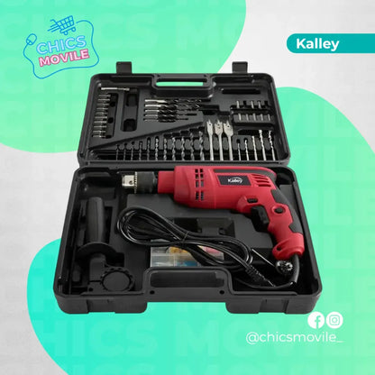 Taladro Percutor Kalley TP850 850W con Set de Herramientas